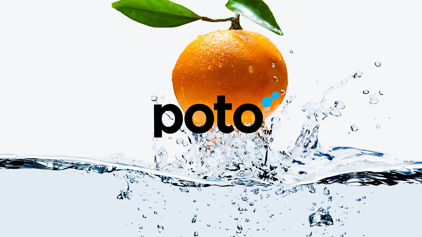 Poto自來水公司品牌VI設計和包裝設計案例，企業VI設計，品牌形象設計，包裝設計，深圳VI設計，左右格局